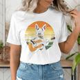 Boston Terrier Guitar Retro Women's T-Shirt, funny gift