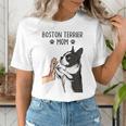 Boston Terrier Mom Dogs Mum Woman Women's T-Shirt, Boston Terrier Mom Shirts, funny gift