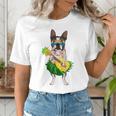 Hawaiian Boston Terrier Dog Pineapple Ukulele Summer For Men Women Girls Kids Women's T-Shirt, funny gift