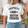 Property Of Boston Terrier Boston Terrier Shirt Women's T-Shirt, funny gift