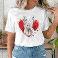 Valentine's Day Boston Terrier Dog Women's T-Shirt, funny gift