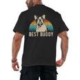 Boston Terrier Boston-Bulldog Men's Back Print T-Shirt, trending gift