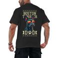 Boston Terrier Dad Boston Bull Bostie Dog Men's Back Print T-Shirt, trending gift