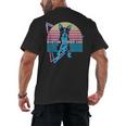 Boston Terrier Dad Retro Men's Back Print T-Shirt, trending gift