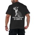 Boston Terrier Dog Owner Grandma Men's Back Print T-Shirt, trending gift