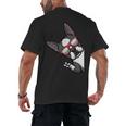 Boston Terrier Dog From Side Boston Bull Men's Back Print T-Shirt, trending gift