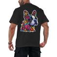 Boston Terrier Floral Vintage Dog Mom Distressed Men Women Kids Men's Back Print T-Shirt, trending gift