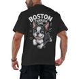 Boston Terrier Girl Cute Cartoon For Dog Owners Pet Terrier Men's Back Print T-Shirt, trending gift