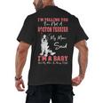 Boston Terrier Mom American Gentleman Dog Lover Mother's Day Men's Back Print T-Shirt, trending gift