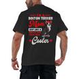Boston Terrier Mom American Gentleman Dog Mother's Day Men's Back Print T-Shirt, trending gift