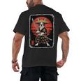 Boston Terrier Samurai Ninja Vintage Anime Japanese Ukiyo-e Men's Back Print T-Shirt, trending gift