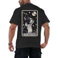 Boston Terrier Tarot Card Star With The Moon Men Women Kids Men's Back Print T-Shirt, trending gift