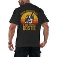 Boston Terrier Never Underestimate a Girl With a Bostie Men's Back Print T-Shirt, trending gift