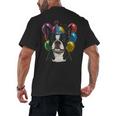 Celebration Event Birthday Party Boston Terrier Men's Back Print T-Shirt, trending gift