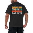 Cute Boston Terrier Best Boston Terrier Dad Ever Men's Back Print T-Shirt, trending gift
