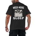 Cute Boston Terrier Need More Sleep Pajamas Nightgown Men's Back Print T-Shirt, trending gift