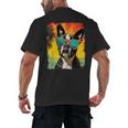 Dog Boston Terrier Hawaiian Men's Back Print T-Shirt, trending gift