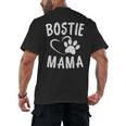 Fun Bostie Mama Dog Lover Apparel Boston Terrier Mom Men's Back Print T-Shirt, trending gift
