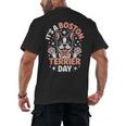 It’s A Boston Terrier Day Pet Cute Dog Lover Cartoon Men's Back Print T-Shirt, trending gift