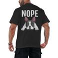 Nope Boston Terrier Puppy Dog Bostie Lover Men Women Girls Kids Men's Back Print T-Shirt, trending gift