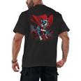 Super Power Superhero Boston Terrier Dog For Men Women Kids Men's Back Print T-Shirt, trending gift
