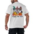 Boston Terrier Dog Lover Fall Ya'Ll Halloween Costume Men Women Men's Back Print T-Shirt, trending gift