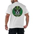 Boston Terrier Dog St Patricks Day Irish Pet Lover Men Women Kids Men's Back Print T-Shirt, trending gift