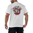Boston Terrier Santa Claus Elf Reindeer Christmas Dog X-Mas Men's Back Print T-Shirt, trending gift