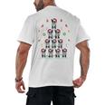 Boston Terrier Xmas Tree Lights For Men Women Boston Terrier Men's Back Print T-Shirt, trending gift