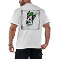 Cool Saint Patrick's Boston Terrier T Shirt For Dogs Lovers Men's Back Print T-Shirt, trending gift