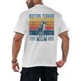 Dog Boston Terrier Mom Vintage Boston Terrier Mom Men's Back Print T-Shirt, trending gift