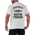 Property Of Boston Terrier Boston Terrier Shirt Men's Back Print T-Shirt, trending gift