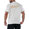Retro Sedona Script Vintage Throwback Kids Men's Back Print T-Shirt, trending gift