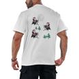 Xmas Tree Santa Riding Boston Terrier Christmas Men's Back Print T-Shirt, trending gift