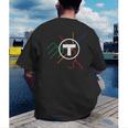 Boston T Subway Map Vintage MBTA Men's Back Print T-Shirt, funny gift