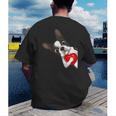 Boston Terrier Bostie Dog Kids Women Girls Men's Back Print T-Shirt, funny gift