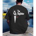 Boston Terrier Dad The DogFather Shirt Boston Terrier Men's Back Print T-Shirt, funny gift
