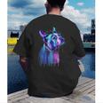 Boston Terrier Dog For a Boston Terrier Mom Men's Back Print T-Shirt, funny gift