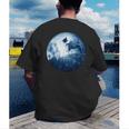 Boston Terrier Dog Moon Dog Mom Dad Women Men Dog Lovers Men's Back Print T-Shirt, funny gift