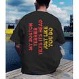Boston Terrier Mom Dad Dog Lover Owner Women Men Men's Back Print T-Shirt, funny gift