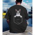 Boston Terrier In The Pocket Cute Boston Terrier Dog Lovers For Men Women Girls Kids Men's Back Print T-Shirt, funny gift