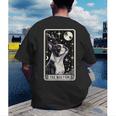 Boston Terrier Tarot Card Star With The Moon Men Women Kids Men's Back Print T-Shirt, funny gift
