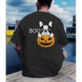 The Halloween Boston Terrier Men's Back Print T-Shirt, funny gift