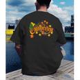 Oktoberfest German Beer Festival October Men's Back Print T-Shirt, funny gift