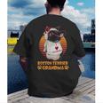 Vintage Boston Terrier Grandma Wear Sunglasses Dog Lover Men Women Girls Kids Men's Back Print T-Shirt, funny gift