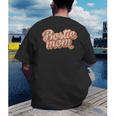 Vintage Boston Terrier Mom Dog Lover Pet Bostie Mama Men Women Girls Kids Men's Back Print T-Shirt, funny gift