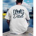 Boston Terrier Dog Dad Men's Back Print T-Shirt, funny gift