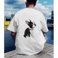 Love NOPE Boston Terrier Dog Lover Men's Back Print T-Shirt, funny gift