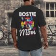 Boston Terrier Bostie Dog Breed Pet Bostie Mom Men's Back Print T-Shirt, funny design