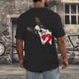 Boston Terrier Bostie Dog Kids Women Girls Men's Back Print T-Shirt, funny design